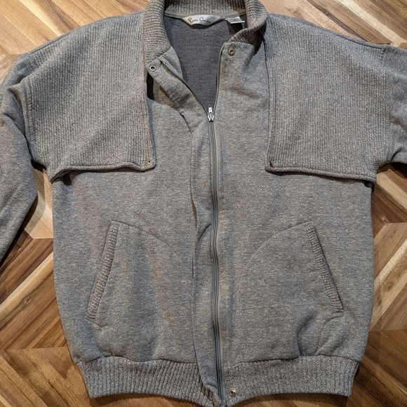 Vintage Unique Pierre Cardin‎ Bomber Sweater - Picture 8 of 12